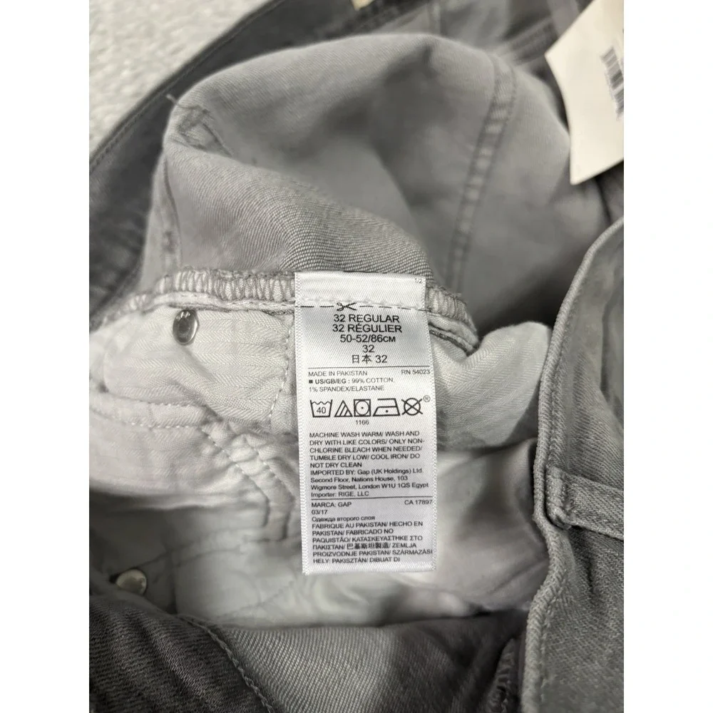 New Gap 1969‎ Women's Best Girlfriend Gray Jeans Low Stretch Size 32 Pants